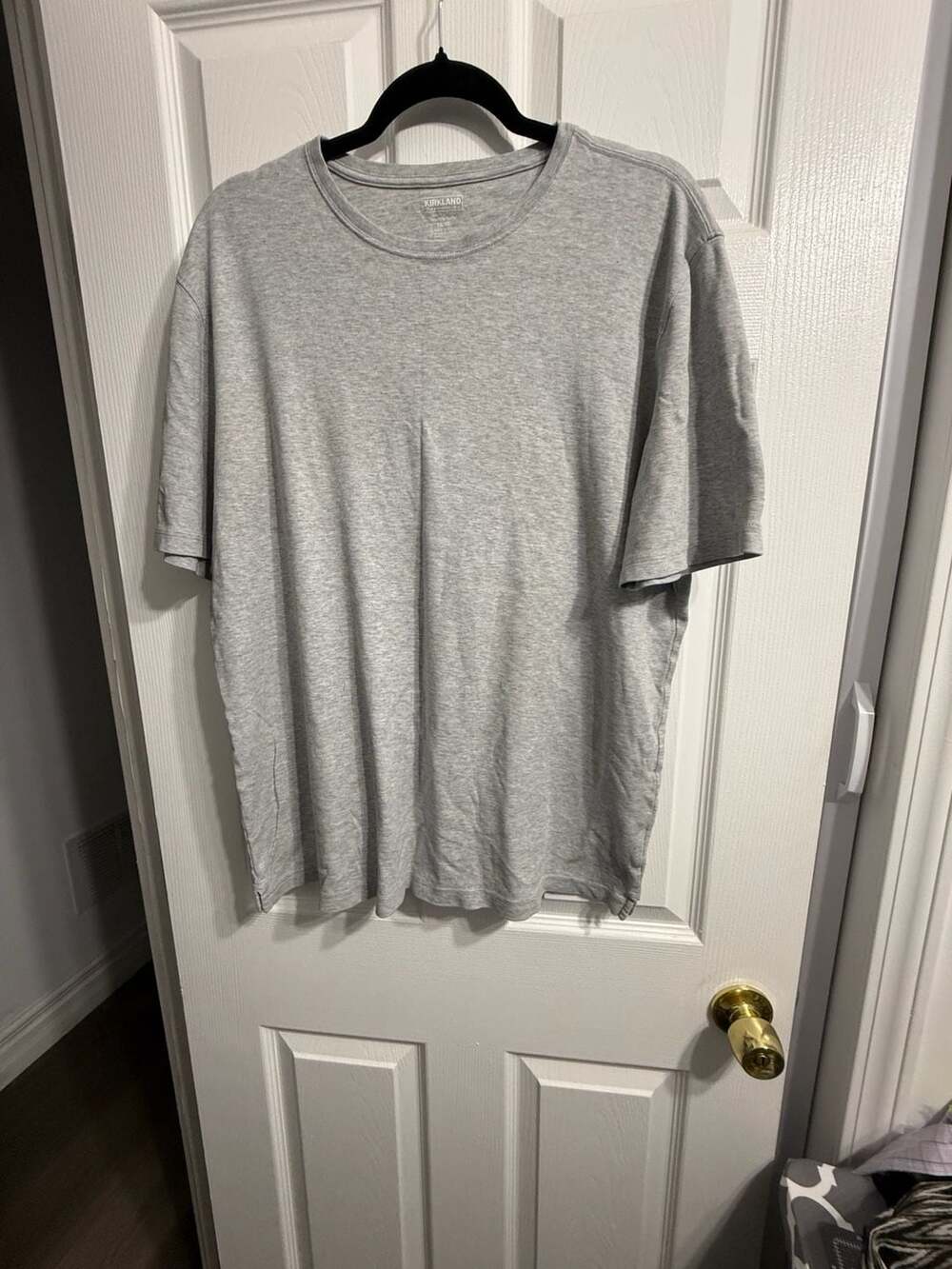 Kirkland Signature Men's Gray Pima Cotton T-Shirt XXL
